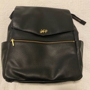 Freshly Picked Black Diaper Bag